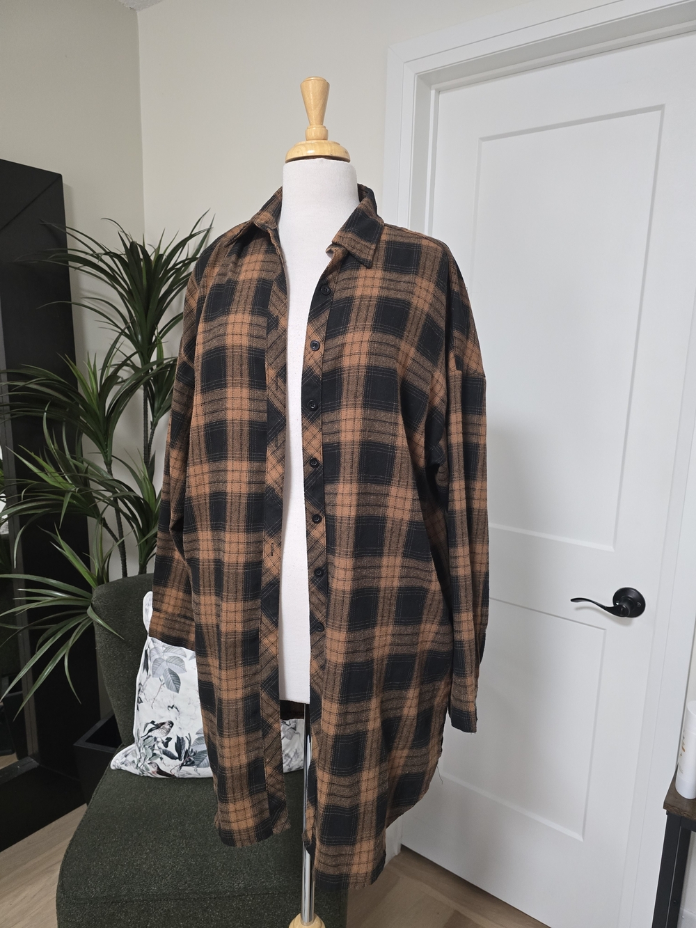 Plaid Oversized Shirt